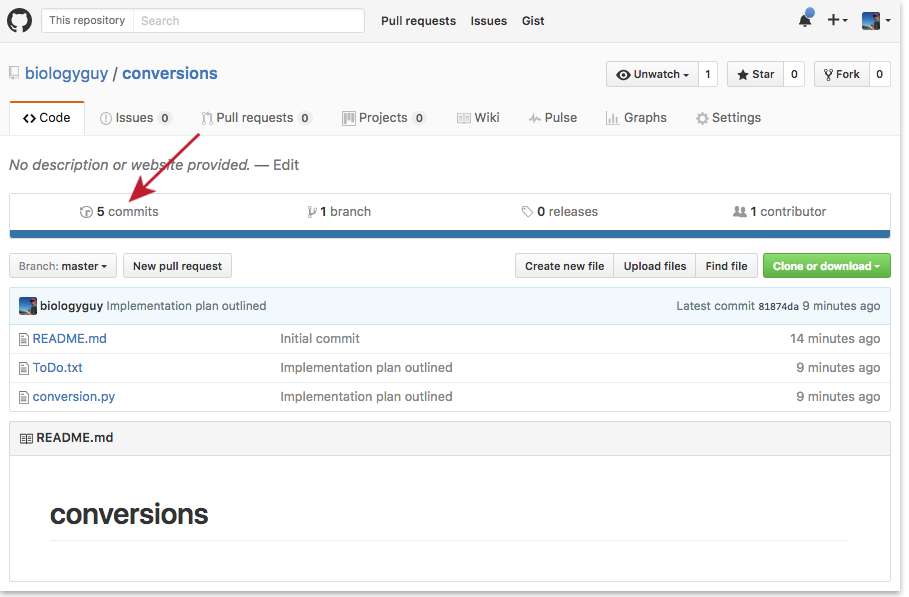 Creating a Repository on GitHub (Step 3)