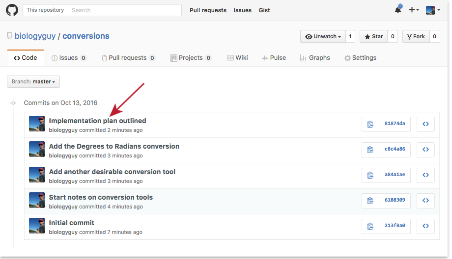 Creating a Repository on GitHub (Step 3)